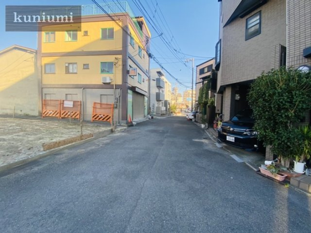 大阪市城東区鴫野東1丁目の前面道路含む現地写真