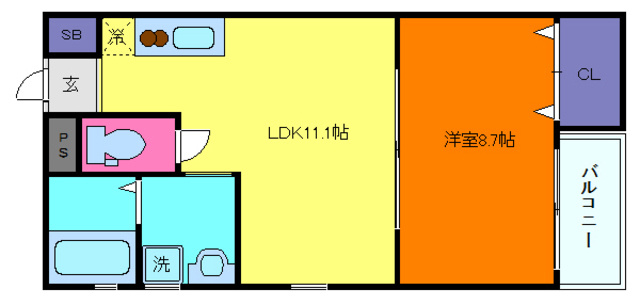 ヴィレッタ城之下の間取り