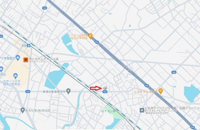 加古郡播磨町古田　土地の地図