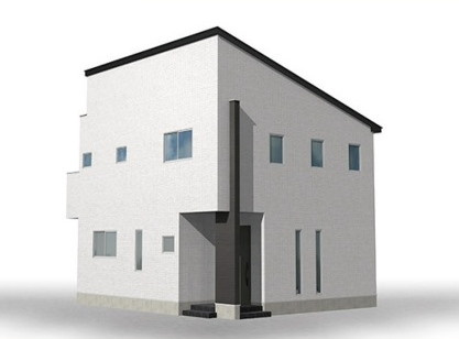 川越市南大塚5丁目　新築戸建の外観パース|外観完成予想図　イメージパース