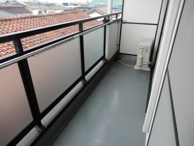 マンションエイトのバルコニー