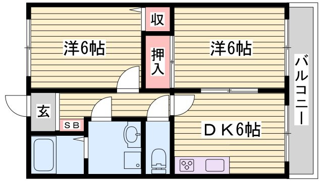 マンションエイトの間取り