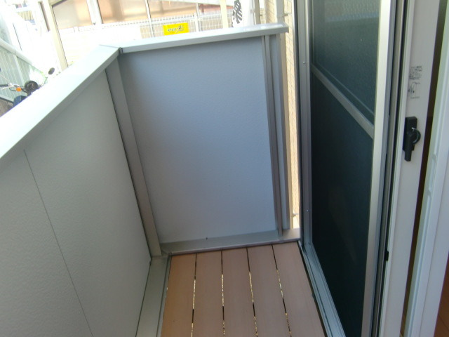 ホーミー六甲のバルコニー