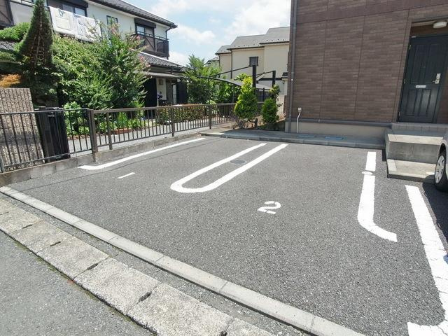 リヴェールβの駐車場