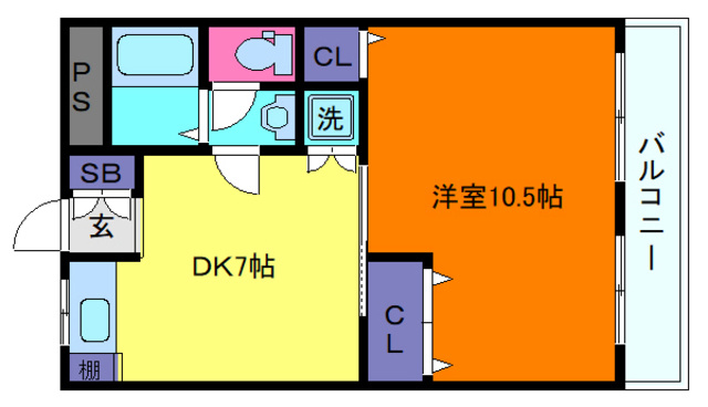 田中マンションの間取り