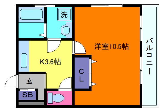 御影サンシャインの間取り