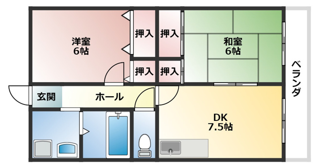 【間取り】 | カーサブレッサ