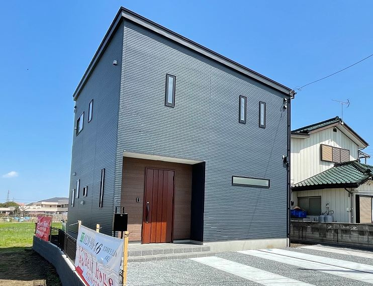 藤岡市下大塚（全1棟）1号棟の外観|2024.3.30撮影　完成しました(^^♪