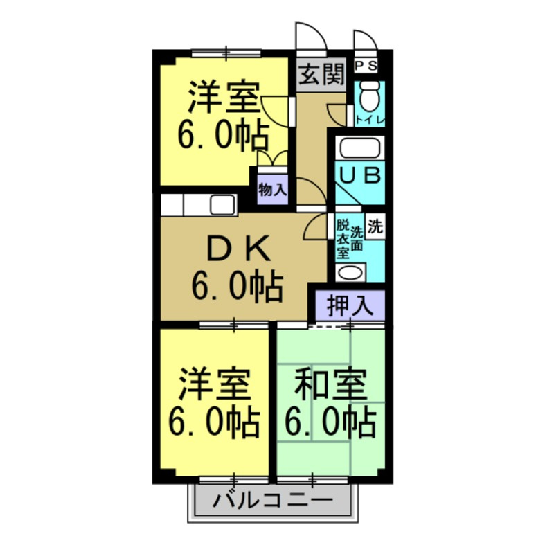 Surplus　Kの間取り