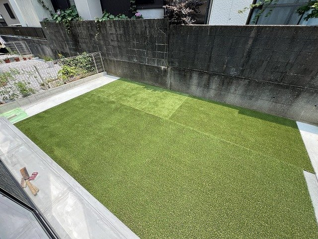 いの町枝川　新築戸建　西棟の庭