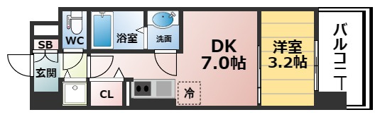 【間取り】 | リヴェント難波サウス