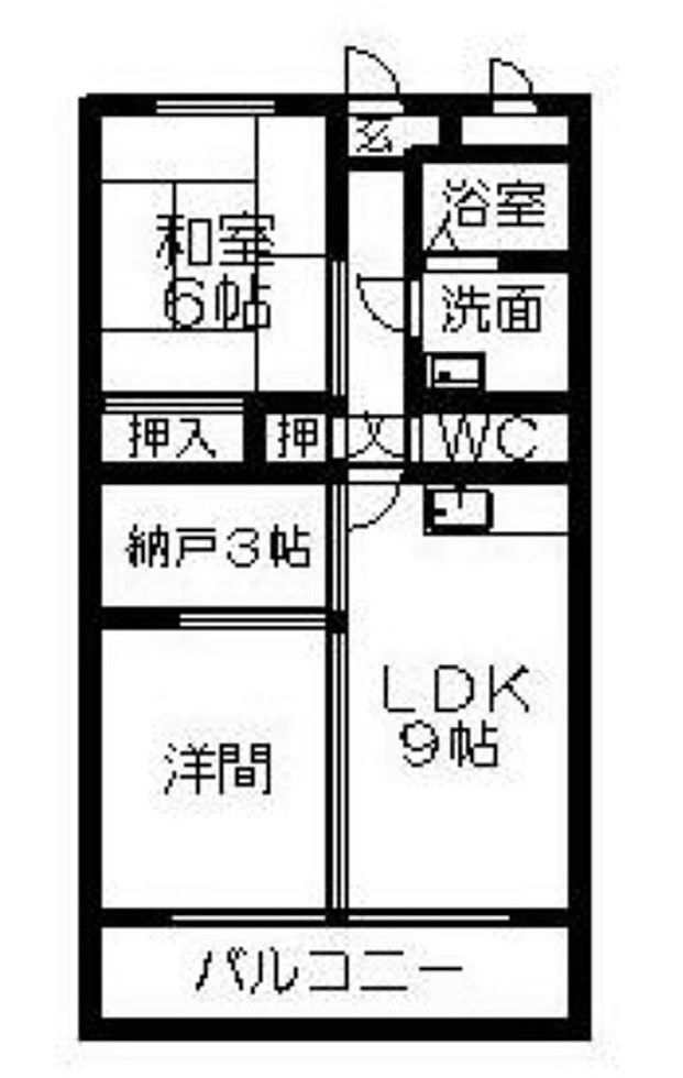 No.6山一ビル【10,000円キャッシュバック対象物件】の間取り