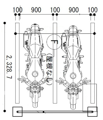 【その他共用部分】 | LANART蘇我 | バイク置き場