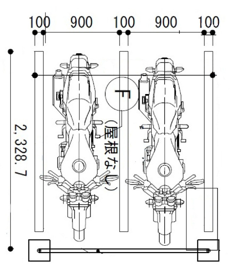 【その他共用部分】 | LANART蘇我 | バイク置き場