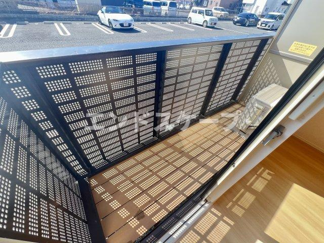 Ｍウェーブ貝沢のバルコニー|高崎、前橋エリアのお部屋探しはエンドスケープまで！お客様の理想お聞かせ下さい♪