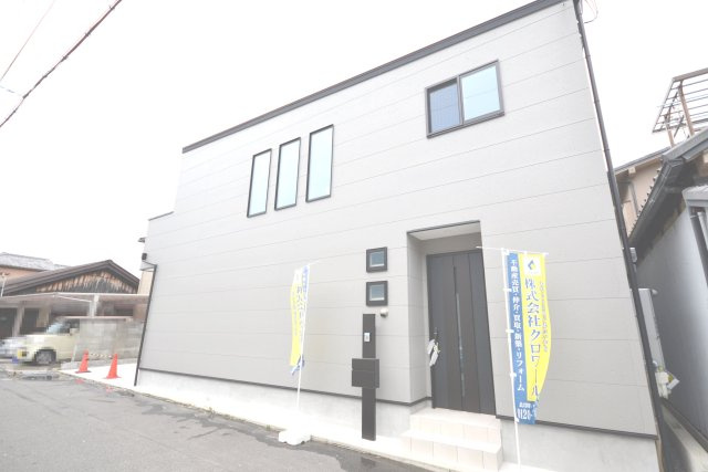 岸和田市下野町5丁目　新築戸建の外観|オープンハウス開催中！すぐにご内覧いただけます！