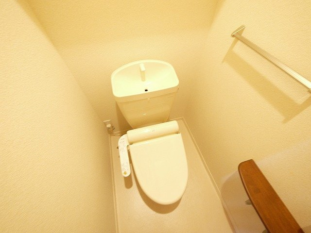 ルミナスＡ・Ｂ（櫟本町）のトイレ|清潔感のあるトイレです