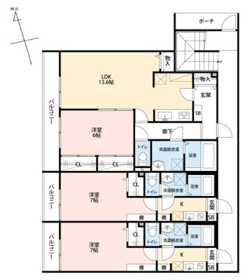 【区画図】 | Apartments椎名町