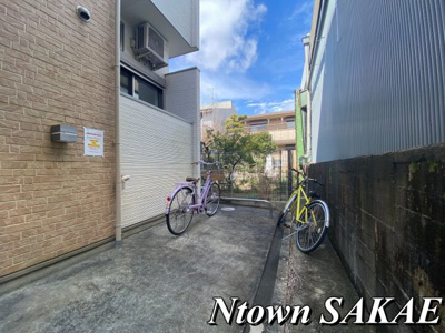 【その他共用部分】 | イデアーレ尼ケ坂 | 敷地内駐輪スペースです