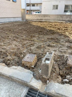 【前面道路含む現地写真】 | 鳳東町7丁 建築条件付土地