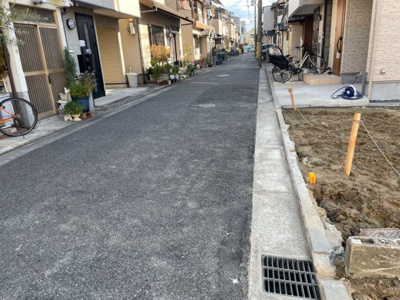 【前面道路含む現地写真】 | 鳳東町7丁 建築条件付土地