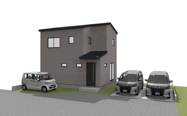 高知市神田（東棟）-建築条件付き-売土地の完成予想図|イメージです。