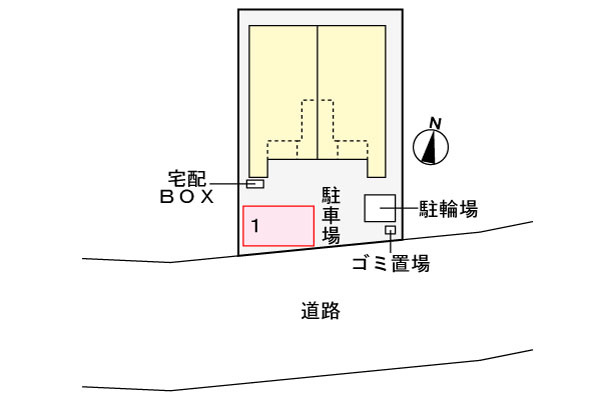 サニーホームⅡの区画図