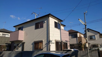 【外観】 | 西河原戸建賃貸 | 令和5年11月に屋根・外壁塗装済みで綺麗です。