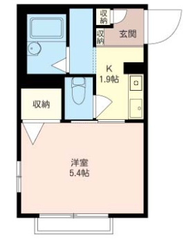 【間取り】 | １K・19.70㎡