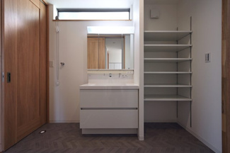 【独立洗面台】 | ＲｅａｌＴｏｗｎ野洲西河原　５号地　コンセプトハウス