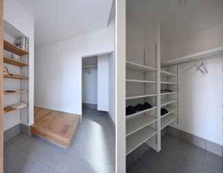  | ＲｅａｌＴｏｗｎ野洲西河原　５号地　コンセプトハウス | シューズインクローゼット