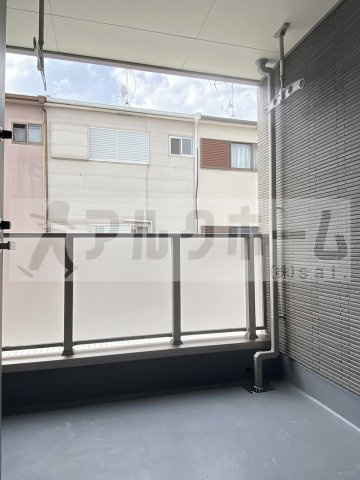 パルテール八尾のバルコニー