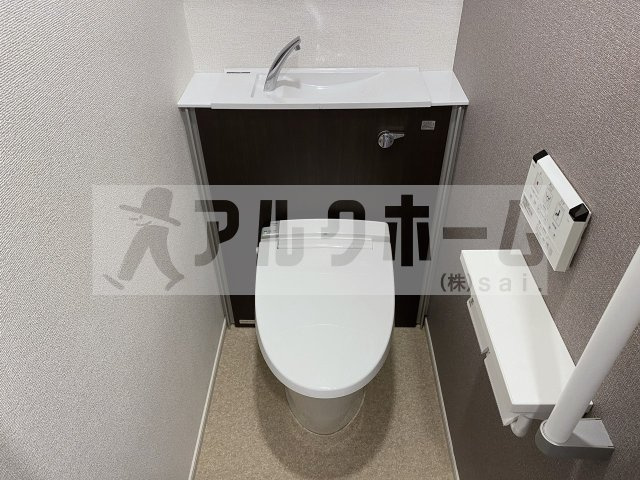 パルテール八尾のトイレ