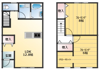 【間取り】 | URBAN CUBIC 相染
