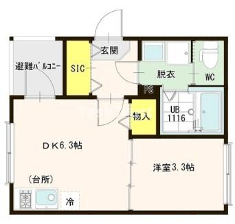 【間取り】 | Malva 都島