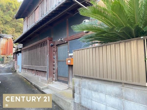 海南市黒江の売地の前面道路含む現地写真
