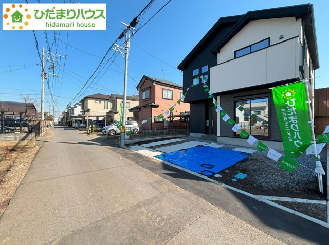 蓮田市見沼町　2期　新築一戸建て　プリズマ　03の前面道路含む現地写真