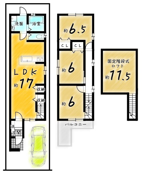 梅津中村町　1号地