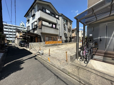 【前面道路含む現地写真】 | 西院追分町　売土地（建築条件無） | ハウスメーカー・工務店もご紹介可能です♪