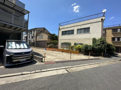 【前面道路含む現地写真】 | 西院追分町　売土地（建築条件無） | 目の前にイオンモール京都五条があります♪スーパーは23時まで営業しています♪