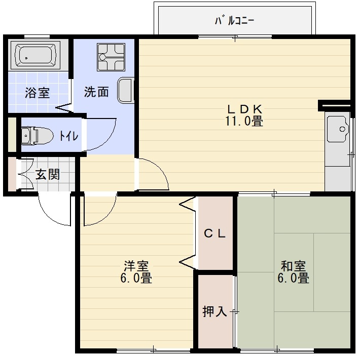 エクセレント山本の間取り|エクセレント山本