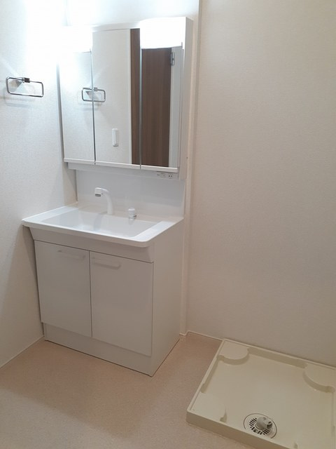 ハピネスAの洗面所