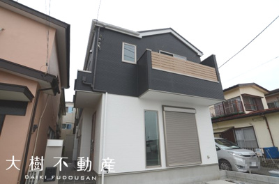 【外観】 | 海老名市上郷3丁目　新築戸建て　全1棟　【仲介手数料無料】 | 建物完成しました！！内見可能です♪