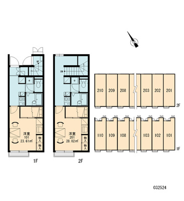 【区画図】 | レオパレスコテナン阿見B | 画像3