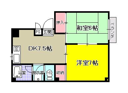 【間取り】 | グリーンパーク根岸B棟