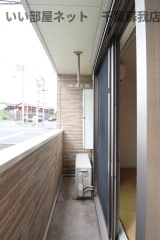 クレアのバルコニー|お洗濯にも便利なバルコニー付き