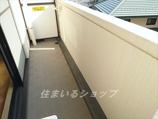 広島市安佐北区落合南２丁目の賃貸マンションのバルコニー