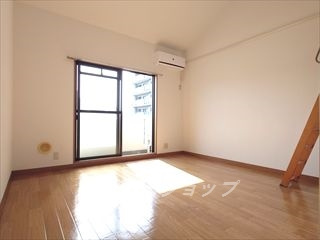 広島市安佐北区落合南２丁目の賃貸マンションの寝室|2020年製エアコン付き