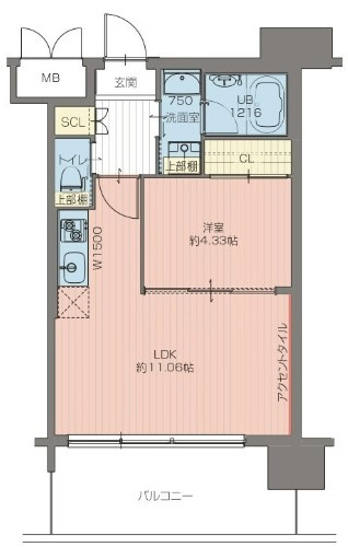プレジオ荒本新町の間取り