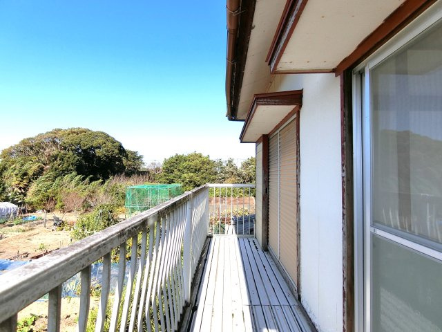 一宮町戸建のバルコニー